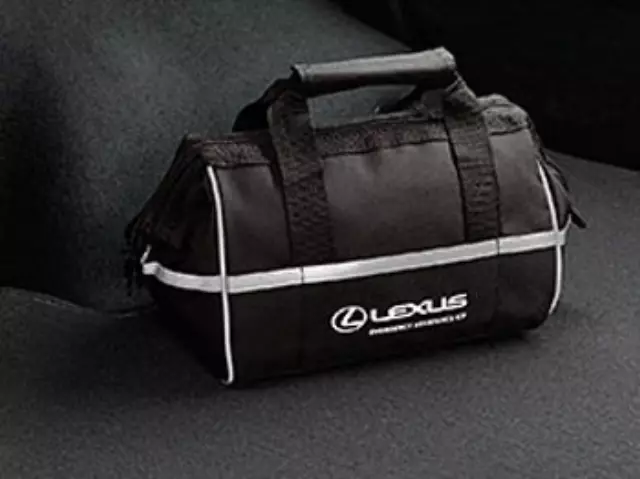 PT42048160 - Interior: Emergency Assistance Kit for Lexus: ES250, ES300h, ES350, GX550, IS300, IS350, IS500, LC500, LC500h, LS500, LS500h, LX600, LX700h, NX250, NX350, NX350h, NX450h+, RC F, RC300, RC350, RX350, RX350h, RX350L, RX450h, RX450h+, RX450hL, RX500h, UX200, UX250h Image