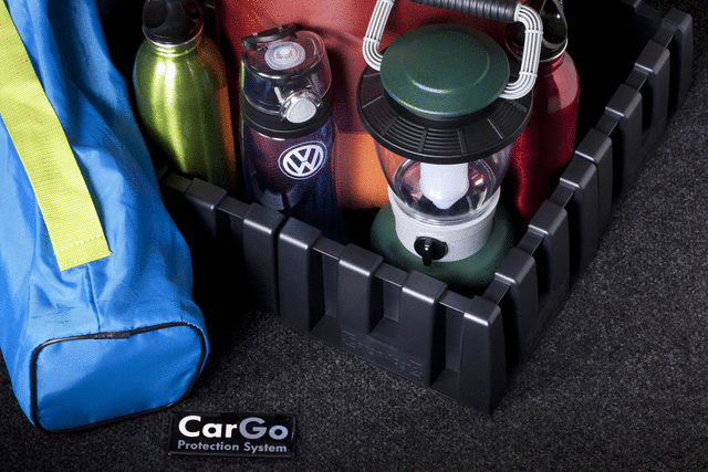 5K0061166469 - Interior: Heavy Duty Trunk Liner With Cargo Blocks for Volkswagen: Golf, GTI, Rabbit Image