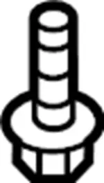 1141N6011 - : Lower Baffle Screw for Infiniti Image