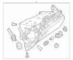 23168025017F06 - : Glove Compartment Housing for Mercedes-Benz Image
