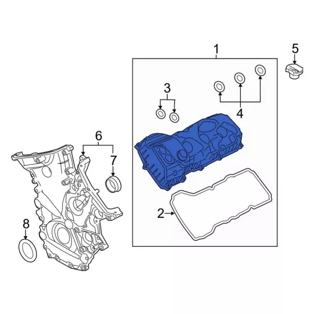 Valve Cover - Ford (BR3Z-6582-V)