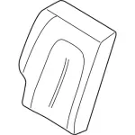 DP5Z5466600AG - Body: Seat Back Cover for Lincoln: MKZ Image