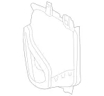 2225050261 - : Air Duct for Mercedes-Benz Image