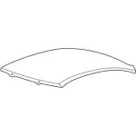 XW4Z5450202AA - Body: Roof Panel for Lincoln: LS Image