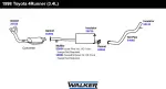 18901 - : SoundFX Direct Fit Exhaust Muffler Overall Length 57.000 IN for Walker Exhaust Image