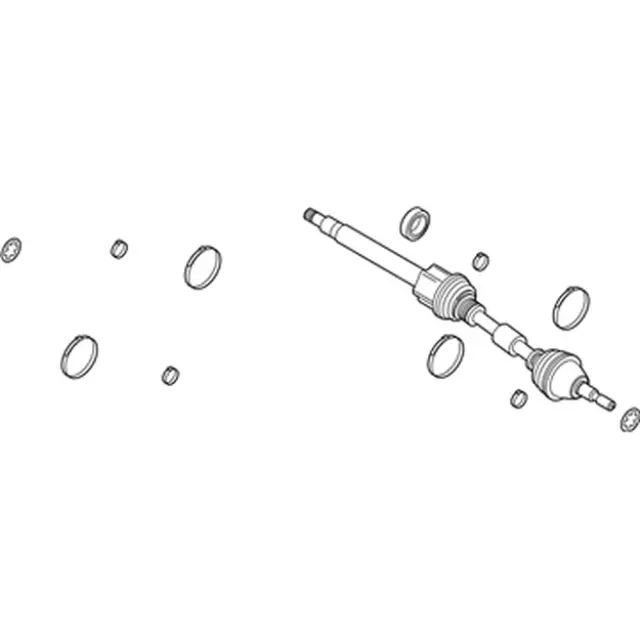 K2GZ3B436AJ - Suspension: Axle Assembly for Ford Image