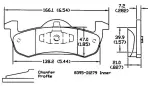 13054225 - : Disc Brake Pad Set for OmniParts Image