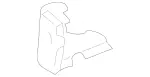 2086370440 - Body: Side Bracket for Mercedes-Benz Image