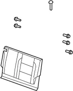 89650ZQ10A - Body: Seat Back Assembly for Infiniti Image