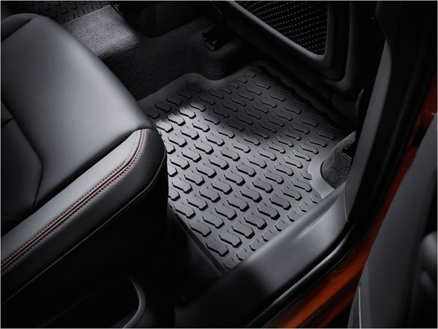 83A061511041 - : Q3 (2019+) All Weather Rubber Floor Mat Set - Rear for Audi: Q3 Image