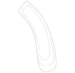 2388240400 - Electrical System: Cover, Wiper Arm for Mercedes-Benz: E400, E450, E53 AMG Image