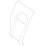 2549060501 - Rear Seat: Seat Heating for Mercedes-Benz: GLC300, GLC350e, GLC43 AMG, GLC63 AMG S E Performance Image