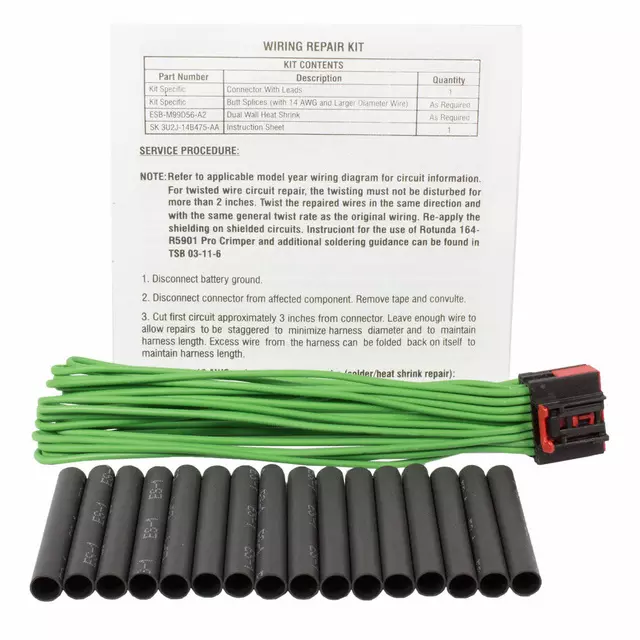 3U2Z14S411AJD - : Wire Connector for Ford Image