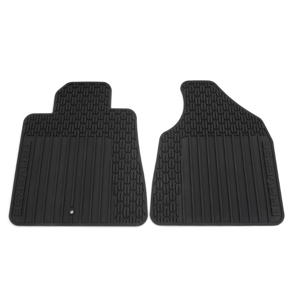 22890016 - : First-Row Premium All-Weather Floor Mats in Jet Black with Traverse Script for ACDelco Image