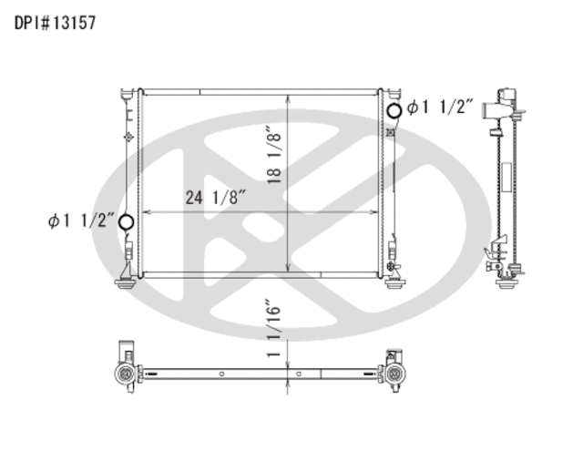 A13157 - Cooling Systems: Koyorad Radiator for Koyo Image