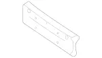 1678852300 - Attachment Parts: License Plate Holder for Mercedes-Benz Image