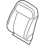 KB3Z2164417CA - Body: Seat Back Cover for Ford: Ranger Image