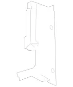 2465050430 - : Air Ducting For Radiator for Mercedes-Benz: CLA250 Image