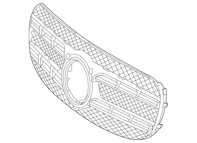 1678881100 - Attachment Parts: Protective Grille for Mercedes-Benz: GLS450, GLS580, GLS63 AMG Image image
