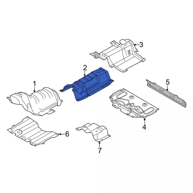 LX6Z7811434F - : Heat Shield for Ford: Bronco Sport Image