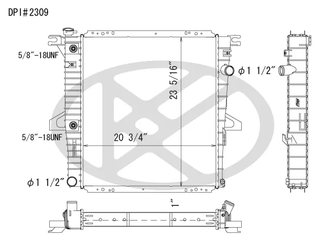 A2309 - Cooling Systems: Koyorad Radiator for Koyo Image