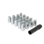 K5CS12150GR - : Small Diam Spline Acorn Lug Nuts 3/4" &amp; 13/16" Key 12mm x 1.50 Chrome Set of 20 for Gorilla Automotive Image