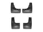 110040120040 - : Black MudFlap No-Drill DigitalFit® MudFlap Kit for WeatherTech Image