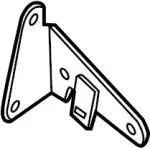 22650ZE01A - : Rear Oxygen Sensor Bracket for INFINITI: QX56 Image