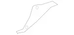 1649200024 - Body: Hinge for Mercedes-Benz Image