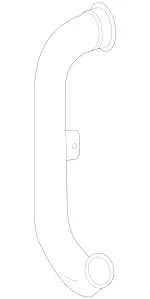 2760900837 - Radiator: Air Manifold for Mercedes-Benz Image