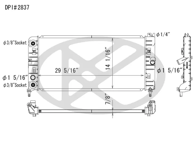 A2837 - : Koyorad Radiator for Koyo Image