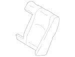 21192041605D40 - Body: Seat Back Cover for Mercedes-Benz Image