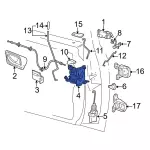 Genuine OEM Ford Ranger Left Upper Door Latch Assembly (1998-2011) – AL5Z-13264A27-B