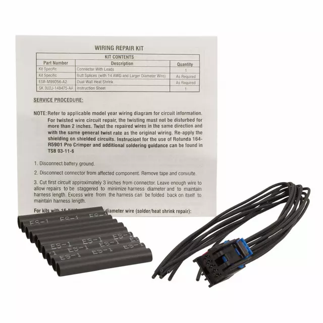 Wire Assembly - Ford (AU2Z-14S411-BLA)