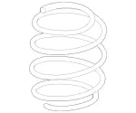 2043211904 - Springs, Suspension and Hydraulic Components: Helical Spring for Mercedes-Benz Image