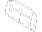 AC2Z1666600JA - Body: Seat Back Cover for Ford: E-150, E-250, E-350 Super Duty Image