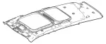24769029038U10 - : Headliner for Mercedes-Benz Image