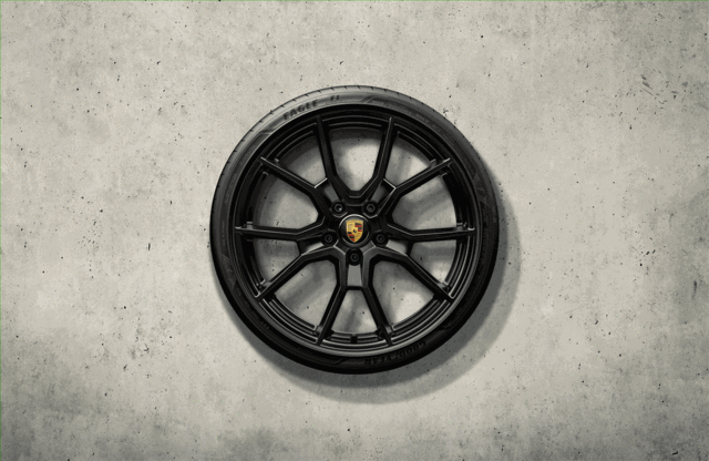 9J1073660N - Wheels: 21-Inch Rs Spyder Design Full Summer Wheel Set for Porsche: Taycan Image