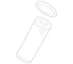 104180010990 - : Oil Filter for Mercedes-Benz Image