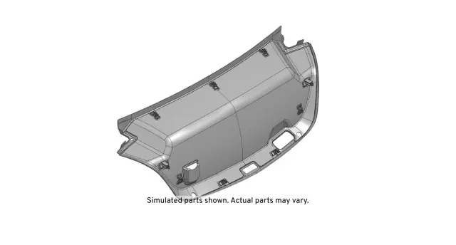 84788252 - : Black Rear Compartment Lid Inner Panel Trim for Cadillac: CT5 Image