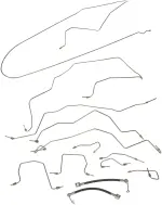 919039 - : Stainless Steel Preformed Brake Line Kit for Dorman Image