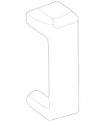 2038850042 - Body: Grille Molding Bracket for Mercedes-Benz Image