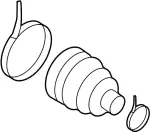 C9G416SB1A - Universals &amp; Rear Axle: Inner Cv Joint Boot for Infiniti Image