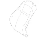 4639100309 - Front Seat: Padding, Frt. Seat Backr for Mercedes-Benz Image