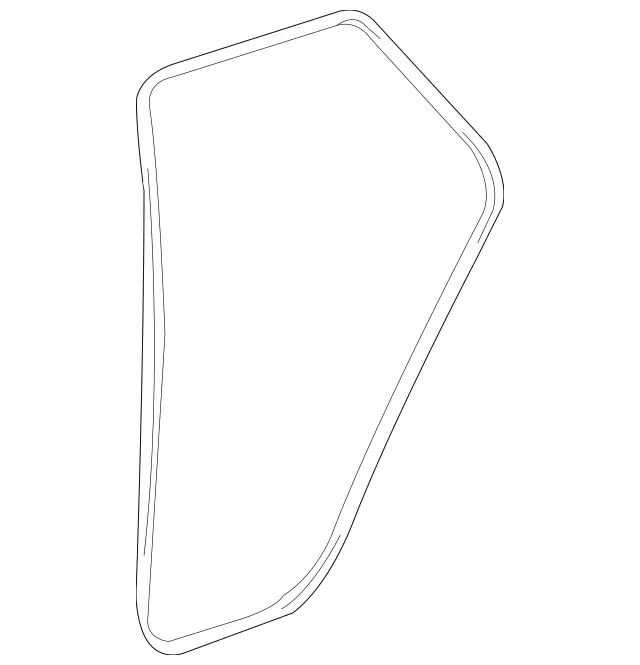 16469008769G44 - Body: Surround Weather-strip for Mercedes-Benz Image