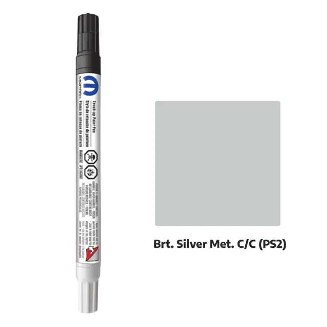 68626620AB - Vehicle Care Products: Touch-Up Paint Pen - Brt Silver Met C/C (PS2) for Mopar Image