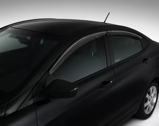 1R022ADU00 - Exterior: 2014-2017 Hyundai Accent - Door Visors - 4 Door for Hyundai: Accent Image