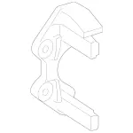 221423009464 - Brakes: Stator, Brake Caliper for Mercedes-Benz Image