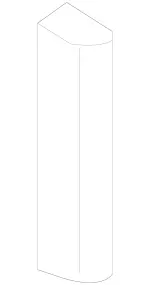 2306970015 - Covering and Lining: End Piece for Mercedes-Benz Image