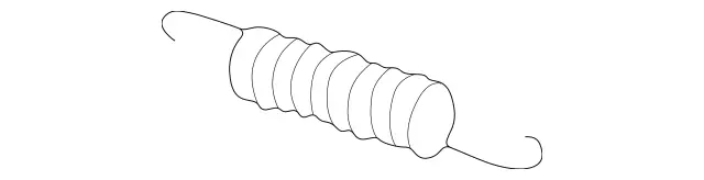 2037570329 - : Extension Spring for Mercedes-Benz: C230, C280, C32 AMG, C350, C55 AMG Image